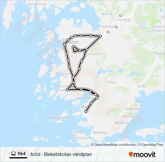 964  Line Map