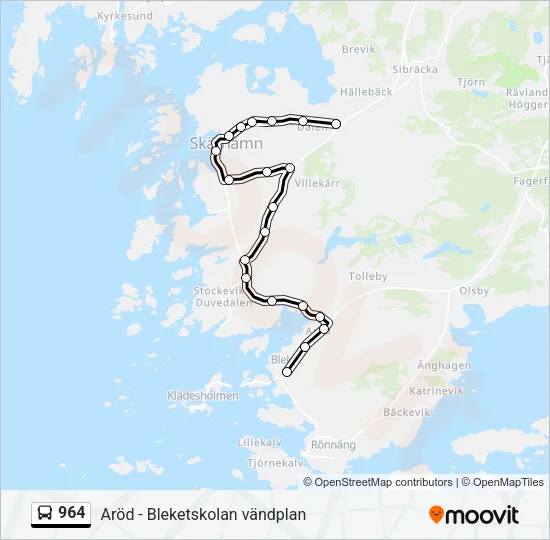 964  Line Map