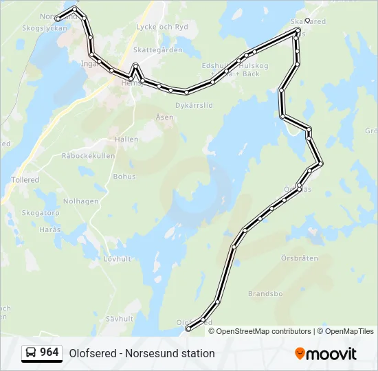 964  Line Map