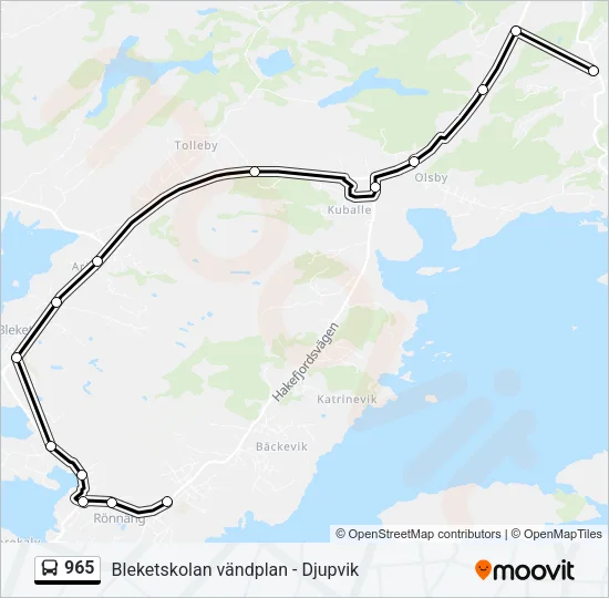 965  Line Map