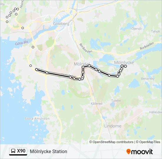 X90  Line Map