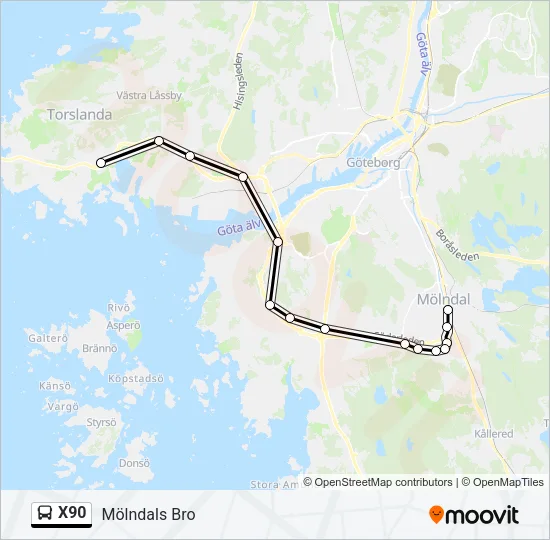 X90  Line Map