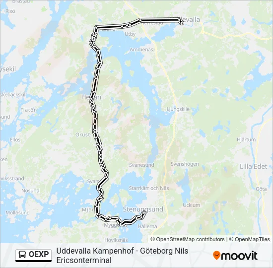 OEXP  Line Map