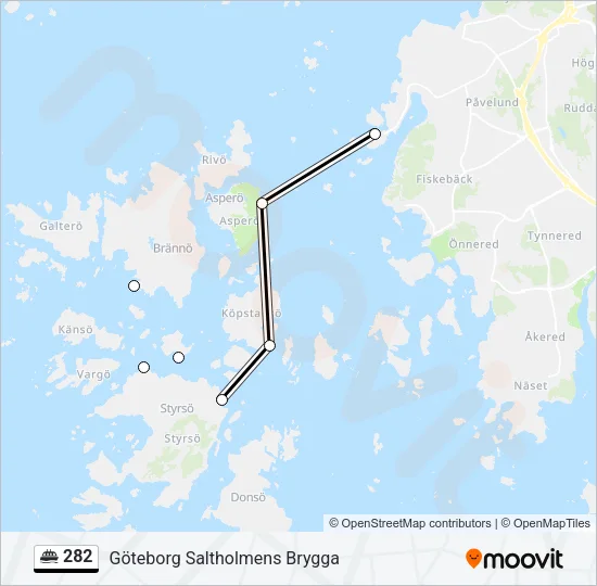 282 Ferry Line Map