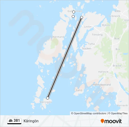 381 Ferry Line Map