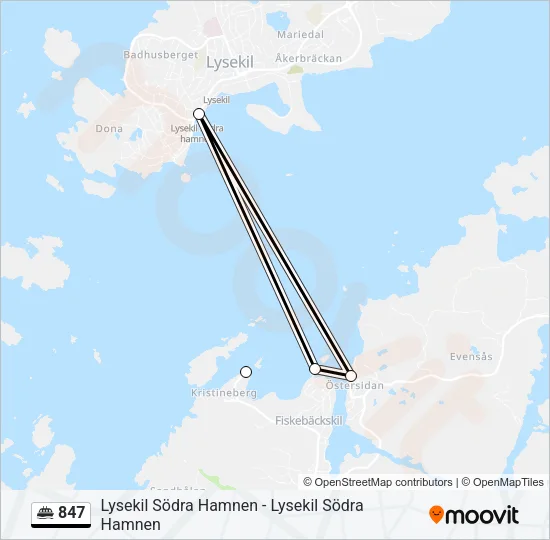 847 Ferry Line Map