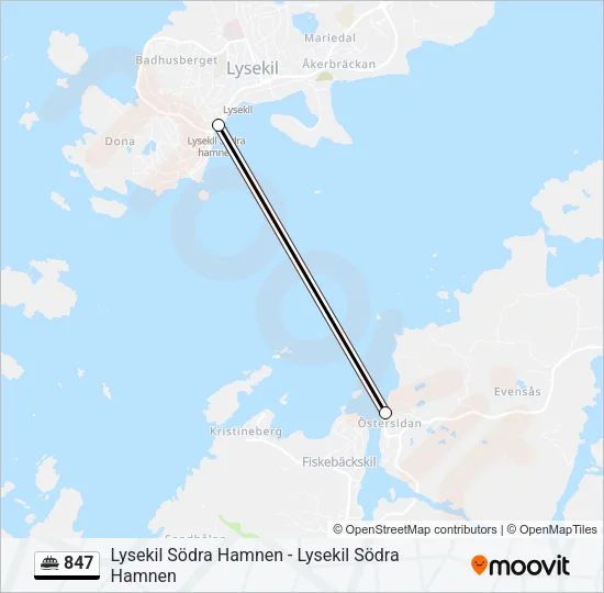 847 Ferry Line Map