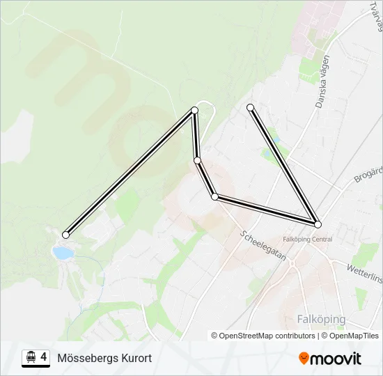 4 Cable Car Line Map