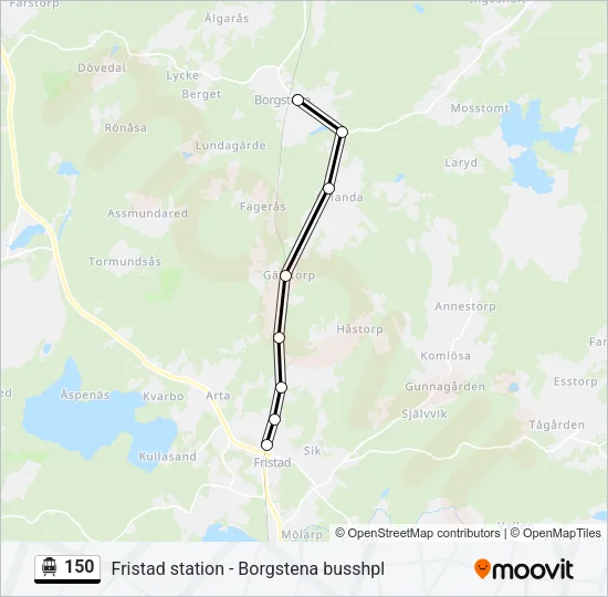 150 Cable Car Line Map