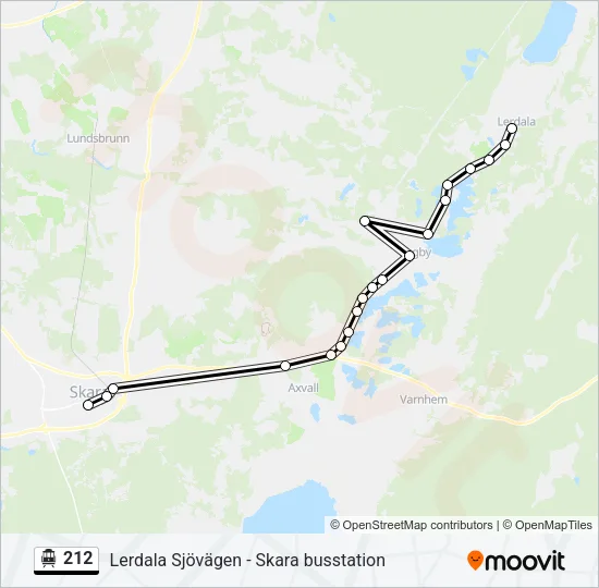 212 Cable Car Line Map