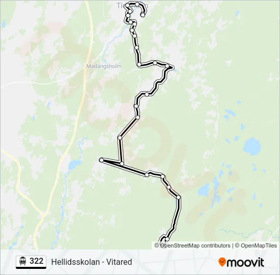 322 Cable Car Line Map