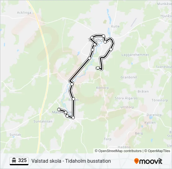 325 Cable Car Line Map