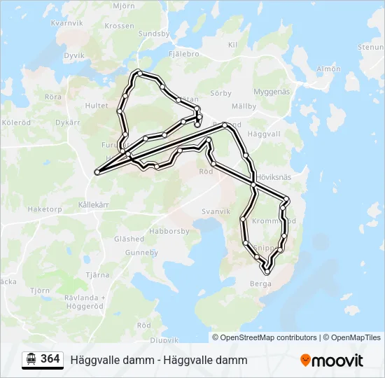 364 Cable Car Line Map