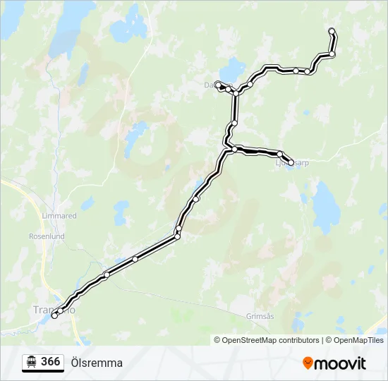 366 Cable Car Line Map