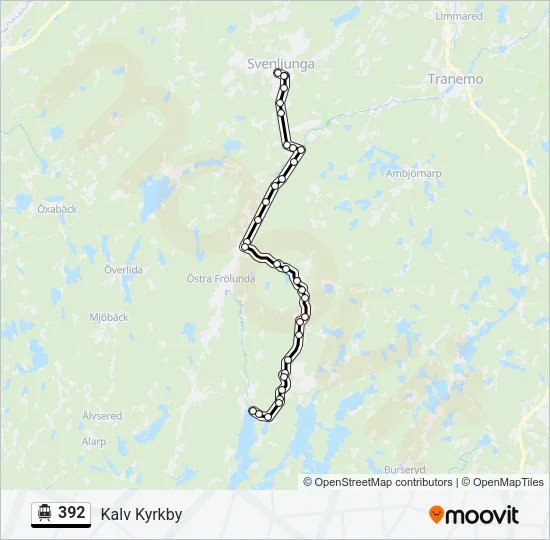 392 Cable Car Line Map
