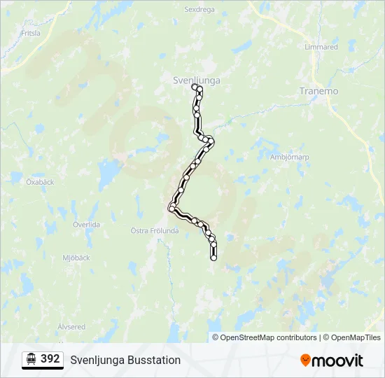 392 Cable Car Line Map
