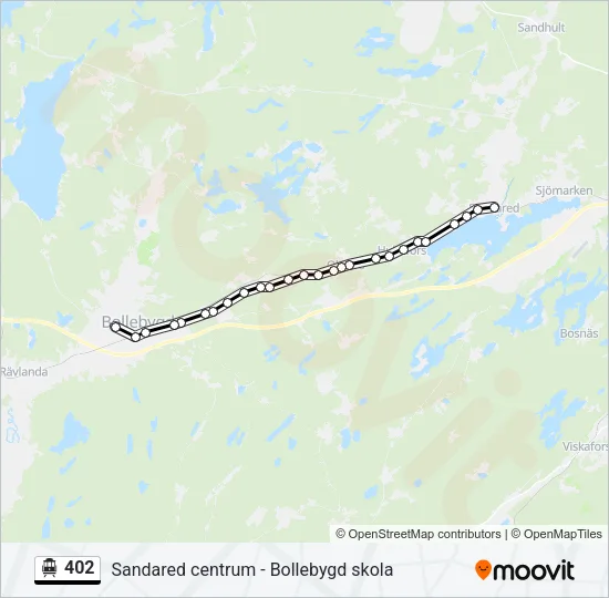 402 Cable Car Line Map