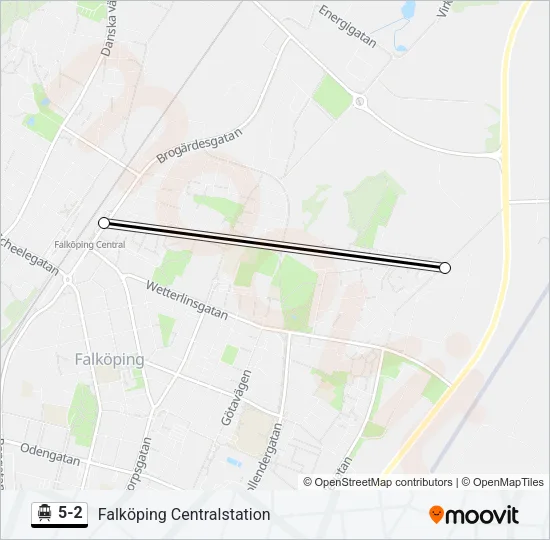 5-2 Cable Car Line Map