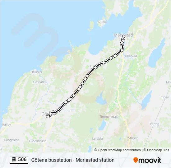 506 Cable Car Line Map