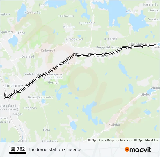 762 Cable Car Line Map