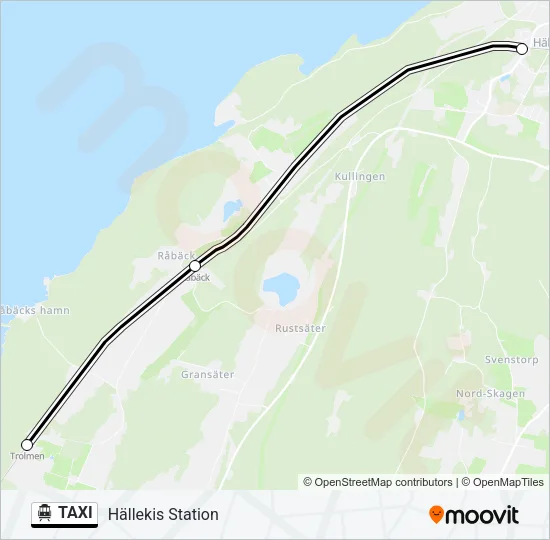 TAXI Cable Car Line Map