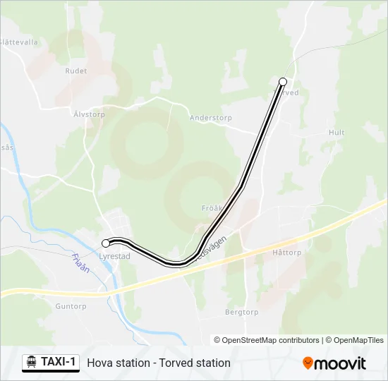 TAXI-1 Cable Car Line Map