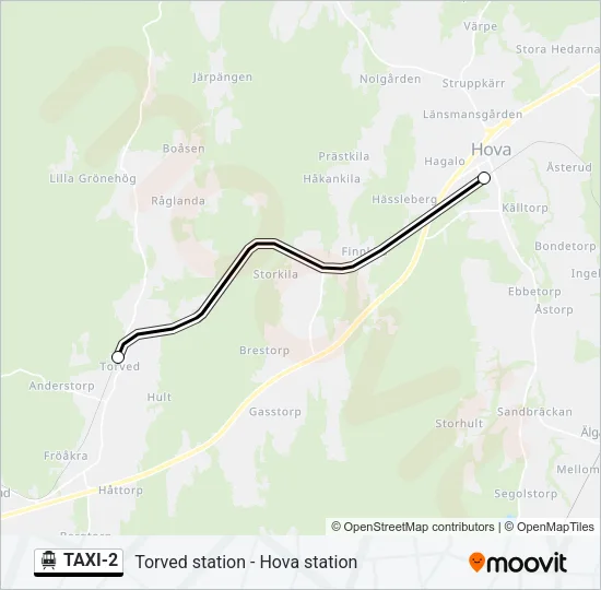 TAXI-2 Cable Car Line Map