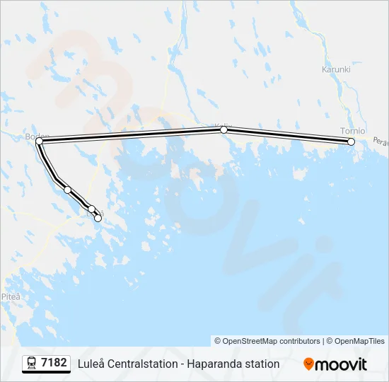 7182 Train Line Map