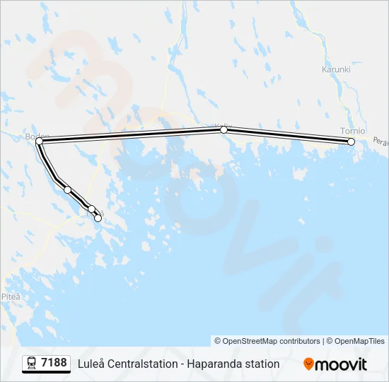 7188 Train Line Map