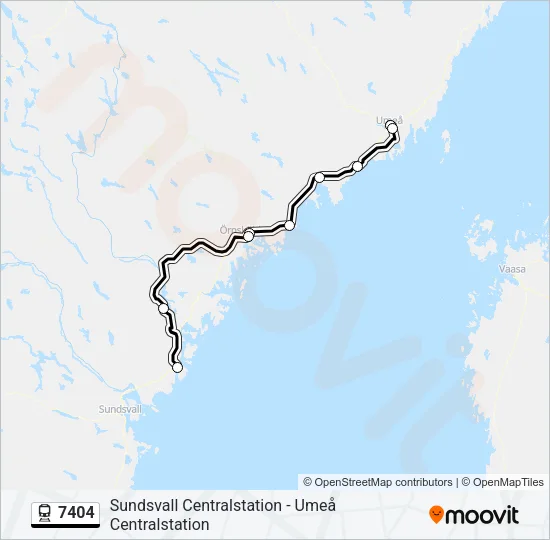 7404 Train Line Map