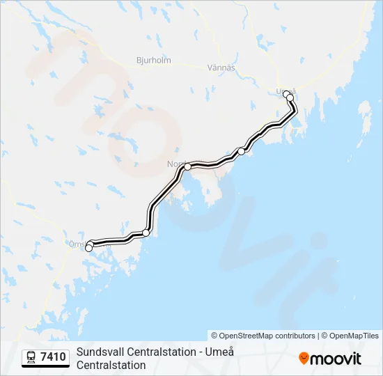 7410 Train Line Map