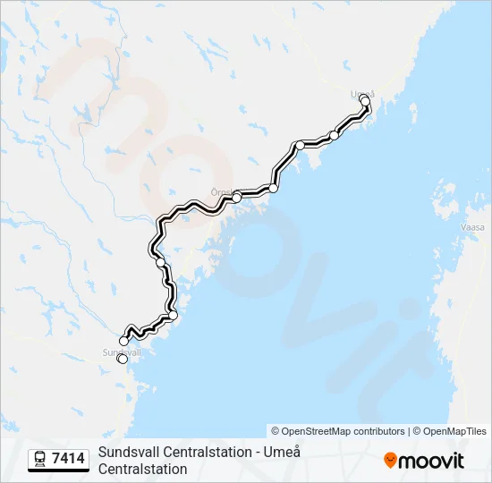 7414 Train Line Map