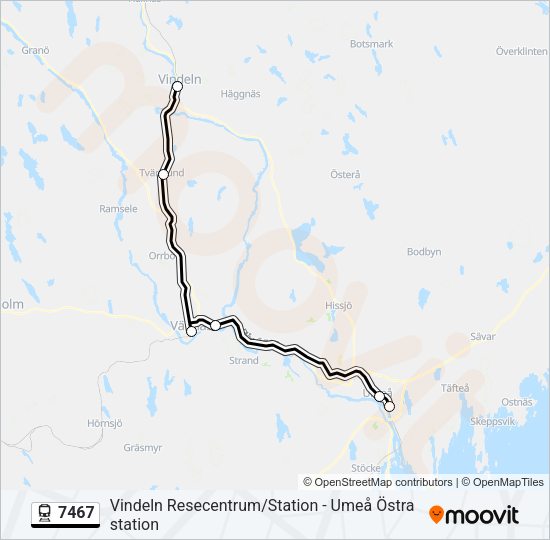7467 Train Line Map