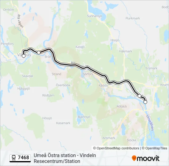 7468 Train Line Map