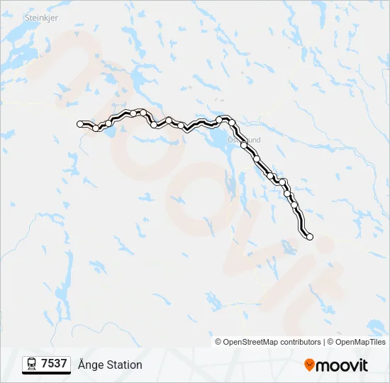 7537 Train Line Map
