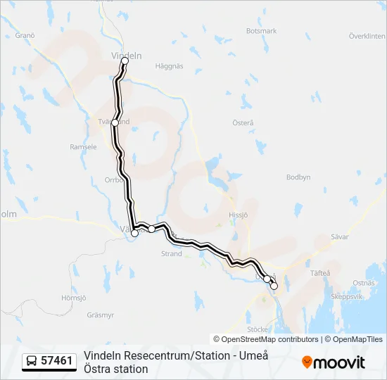 57461 Bus Line Map