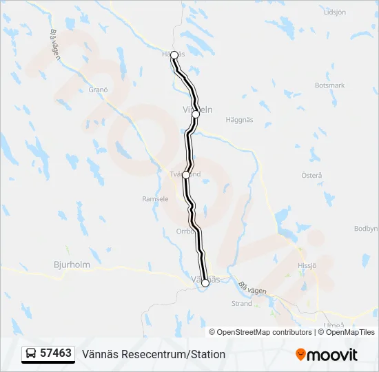 57463 Bus Line Map