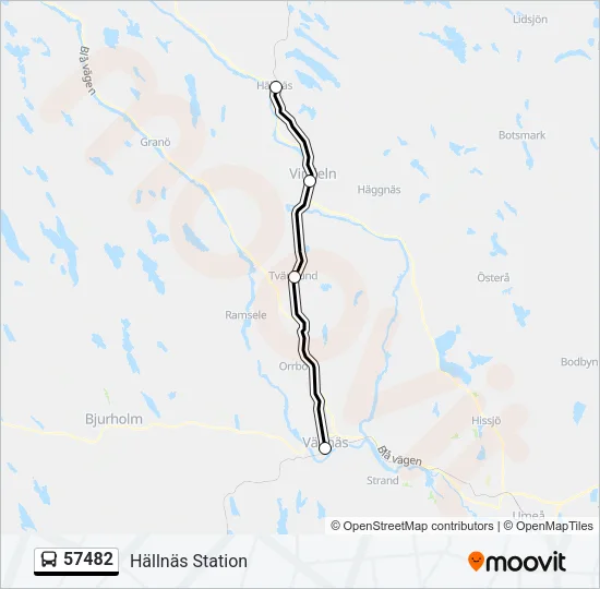 57482 Bus Line Map