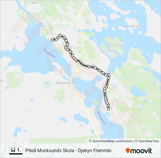 1. Bus Line Map