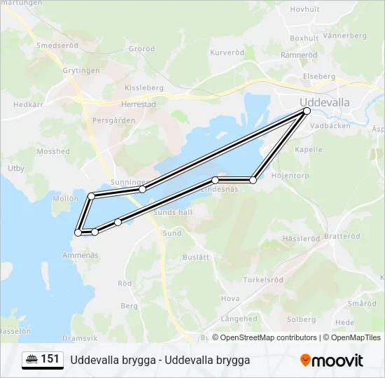 151  Line Map
