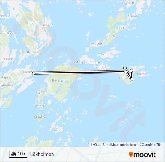 107 Ferry Line Map