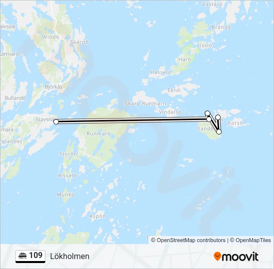 109  Line Map