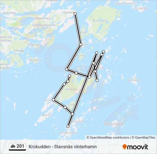 201 Ferry Line Map
