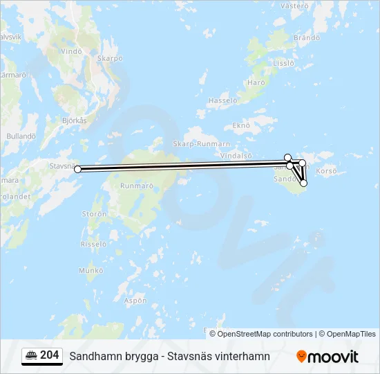 204 Ferry Line Map