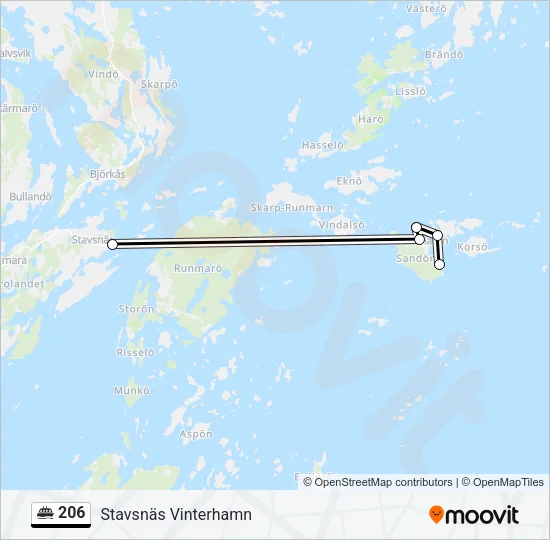 206 Ferry Line Map