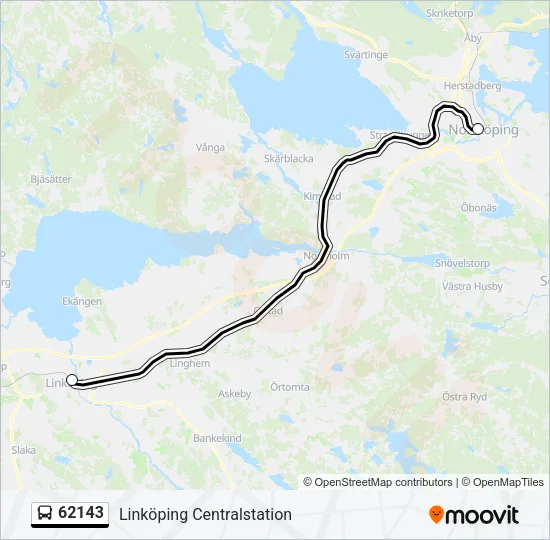 62143 Bus Line Map