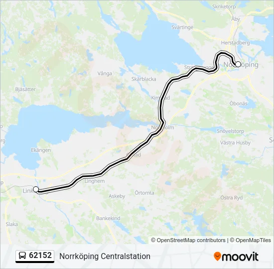 62152 Bus Line Map