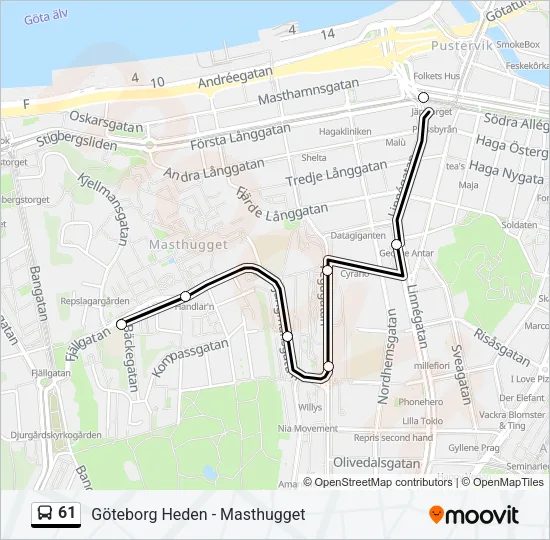 61  Line Map
