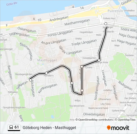 61  Line Map