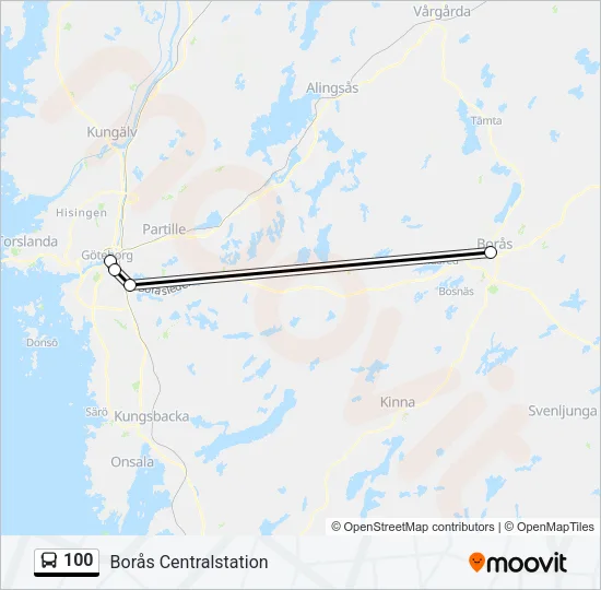 100  Line Map